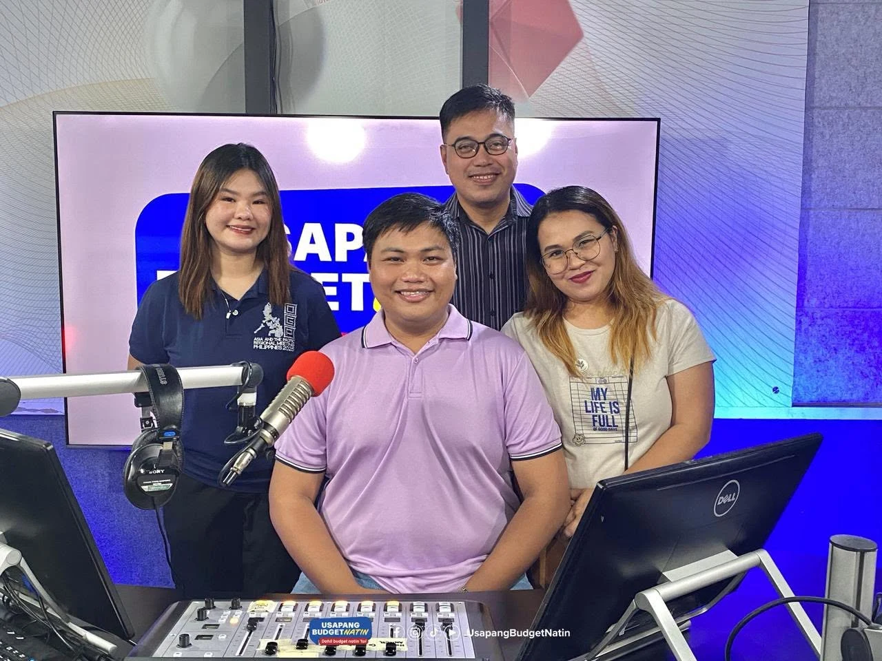 On air & in the community — supplied Lewie’s media feature